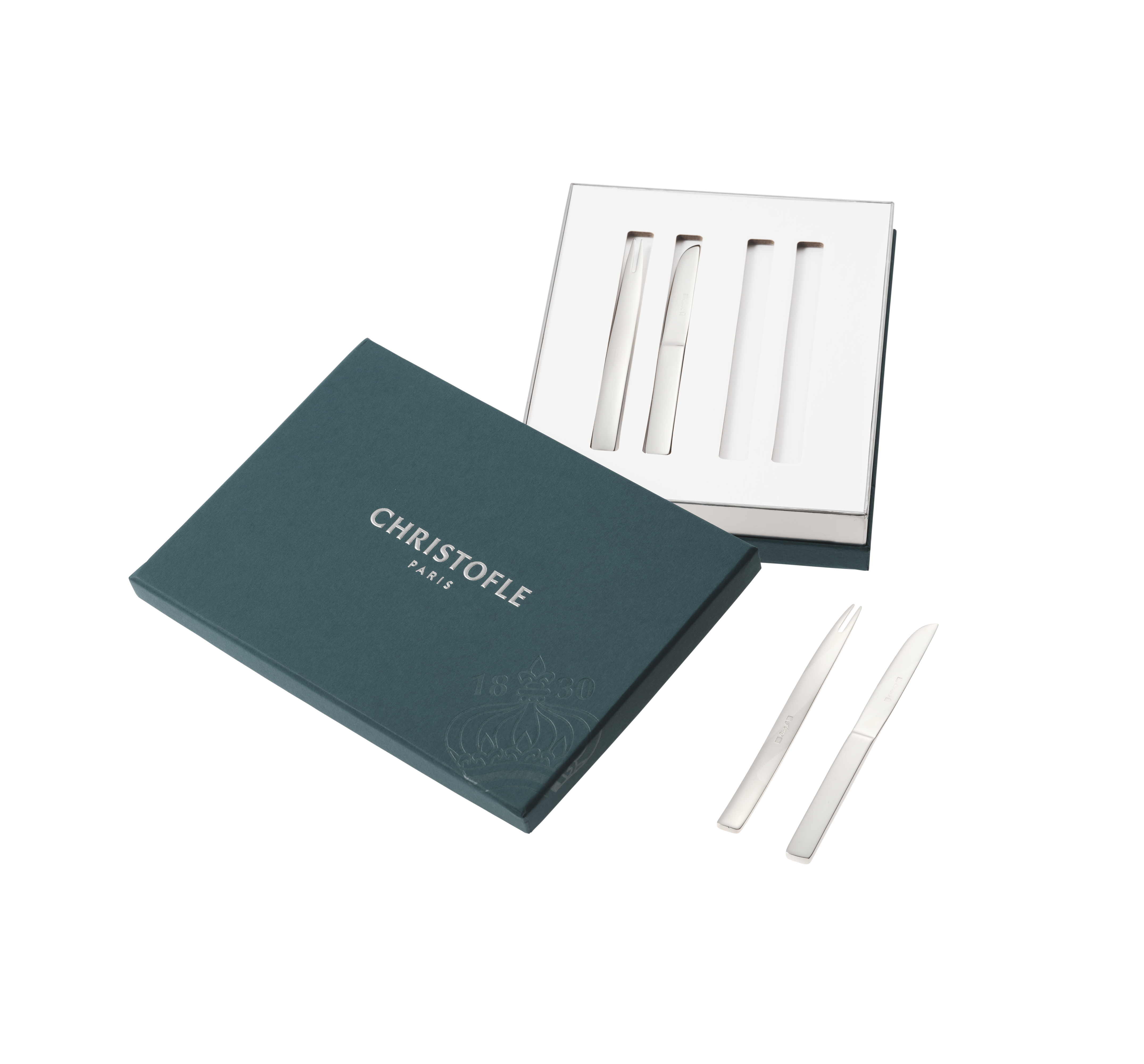 フォーク＆ナイフぺアセット スウィートネス シルバーコーティング